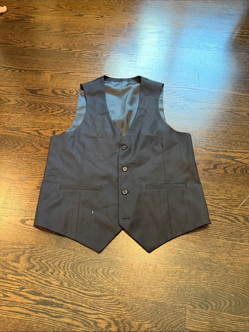 Men's Classic Black Suit Vest - Timeless Formal Waistcoat